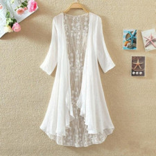 Women Lace Splice Cardigan
