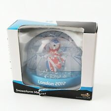 ~ Official London 2012 ~ Wenlock ~ Snowstorm Magnet ~ Olympic Games ~ Blue ~