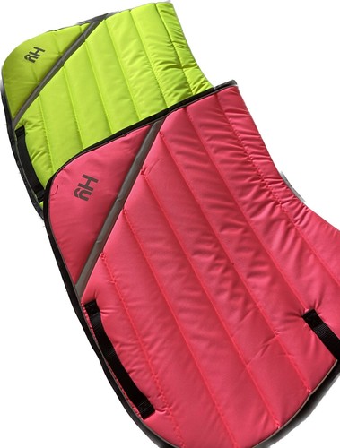 Viz reflective saddle pad - hi-viz,