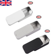 10Pcs/set Slide Top Tin Small