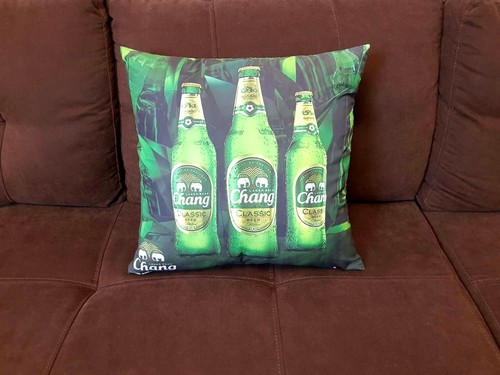 Chang thailand beer cushion - 1x,