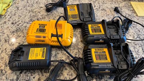 Various dewalt chargers all - dewalt, chargers,
