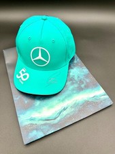 Formula 1 2024 Mercedes PETRONAS F1 Cap Signed by Lewis Hamilton with Bag 😎