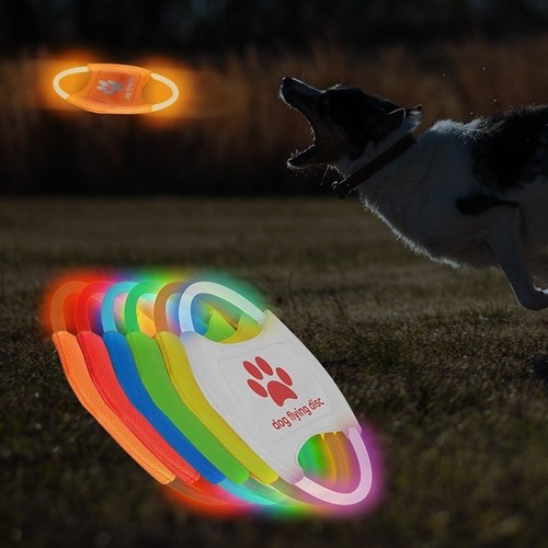 Pet dog glow disc - dog, toy,