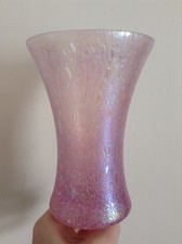 Vtg Pretty Heron Glass Mottled