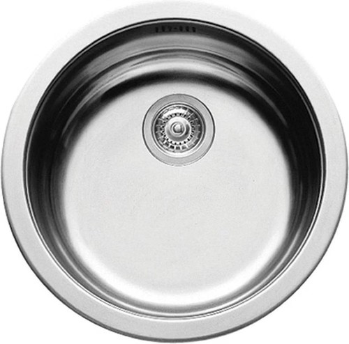 Pyramis round stainless - round, steel