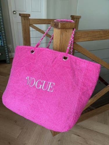 Vogue bright pink towelling - vogue,