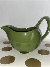 VINTAGE MID CENTURY MIDWINTER STYLECRAFT RIVERSIDE GREEN MILK JUG             b7
