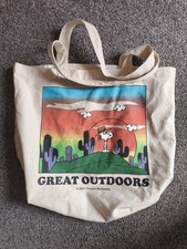 Primark 2021 Peanuts Snoopy Great Outdoors Tote Bag Reusable 