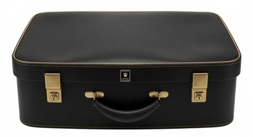 Vintage luggage dark green - dark,