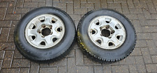 SUZUKI 4 x 4  ( OLD SJ 410 / 413 ) 15 INCH ALLOY WHEELS - PAIR - CHEAP TO CLEAR