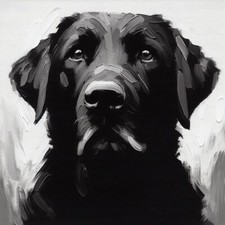 ORIGINAL LABRADOR PAINTING -