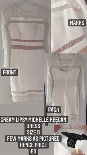 Cream lipsy michelle keegan - cream, by