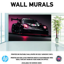 Racing Car Black Vehicle Wall Murals WallPaper Print Decal sticker WM0080