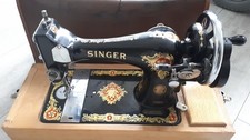 Excellent Singer 128K Hand Crank Sewing Machine 1954 Very nice Condition