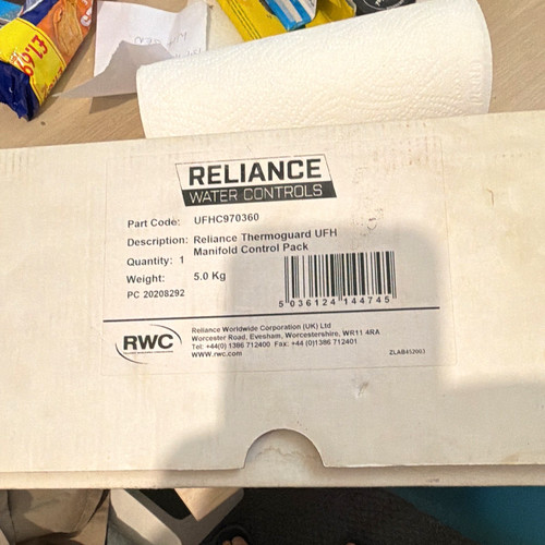 Reliance thermoguard ufh - reliance,