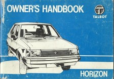 TALBOT HORIZON 1.1 1.3 and