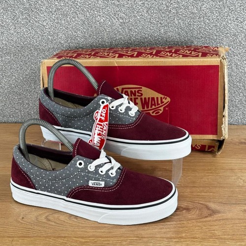 Vans era burgundy - era, polka