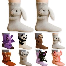 3D Cute Knit Animal Socks