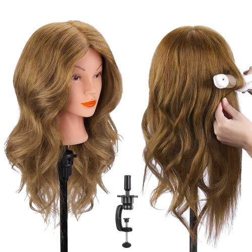 Real hair mannequin head - hair,