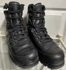 Meindl German Army Issue Black Gore-Tex Mountain Combat Boots Size 8 UK MDG18