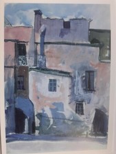 Art POSTCARD Art - " Anne Redpath "  OBE " Old Buildings Spain " 1950 " 