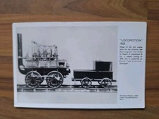 Old Postcard.  Locamotive