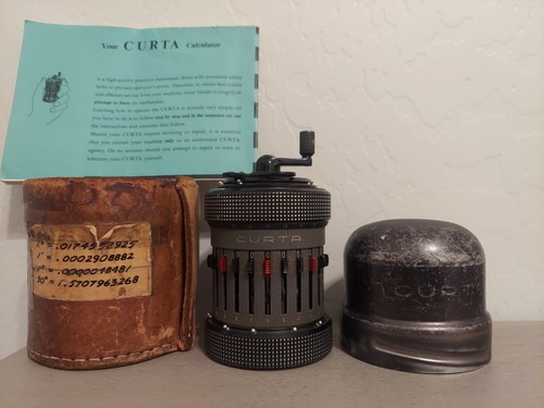 Curta calculator type - type, #