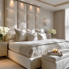 Cubed headboard design luxury