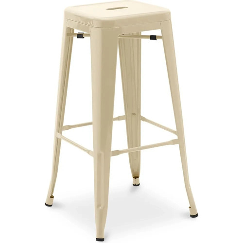 Set cream tolix stackable - 4,
