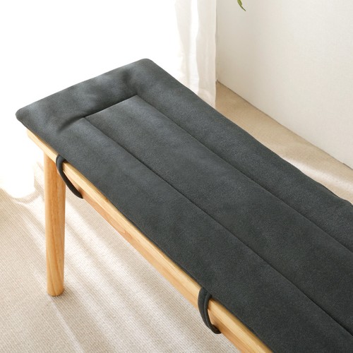 Bench stool corduroy cushion - stool,