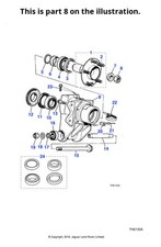 Jaguar Genuine Hub Carrier
