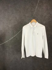 All Saints White Polo Long Sleeve