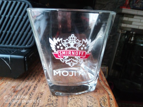 Used smirnoff mojito - mojito, glass