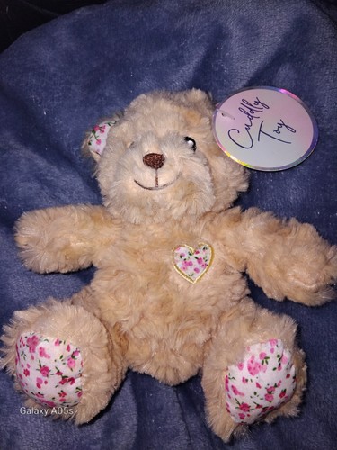 Beige plush teddy bear small - plush,
