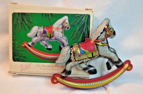Hallmark 1983 tin rocking - tin,