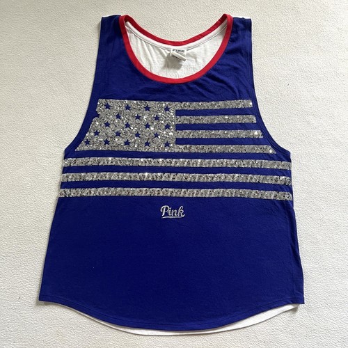 Pink women american flag - pink,