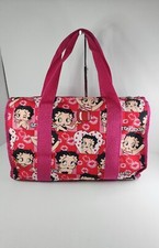 BETTY BOOP Pink Gym Tote