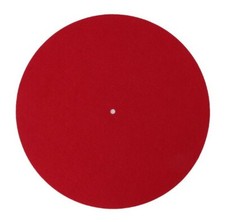 12" Red Felt Slipmat Medium