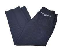 Stromberg Mens Black Straight Fit Golf Trousers Pants Size 36UK Regular Button 