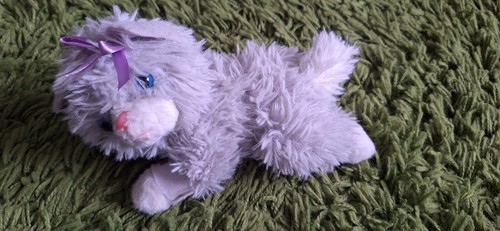 Animagic grey plush - grey, cat