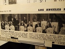 Di12  Ephemera 1940 jazz picture Bob shrimp Mary Paul judd ferguson Jack bunch 
