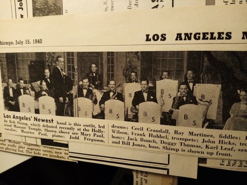 Di12 ephemera 1940 - di12, jazz