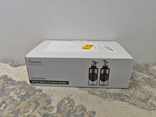 HOMGEN 2Pcs Oil Dispenser Bottles for Kitchen 380ml Cooking Oil Dispenser Olive 