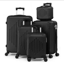 5pcs Hardshell Luggage Set-(12in+16in+20in+24in+28in) Lightweight Spinner...