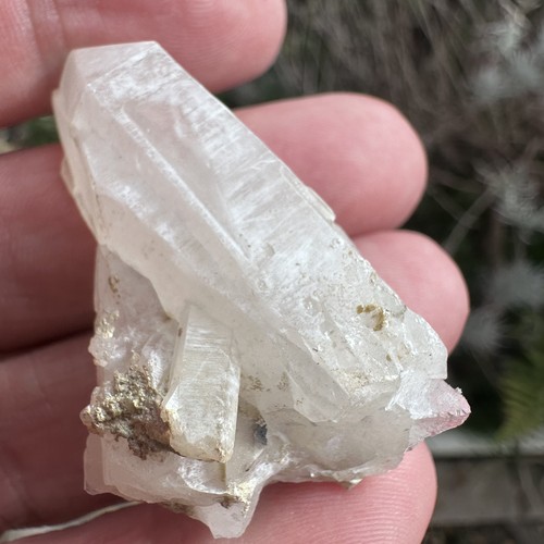 Milky quartz crystal point - milky,