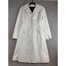 Vintage 70s Leather Trench