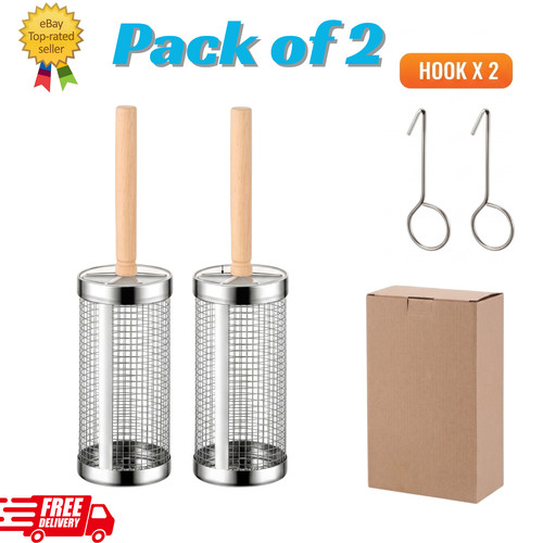 Rolling grill basket - rolling,