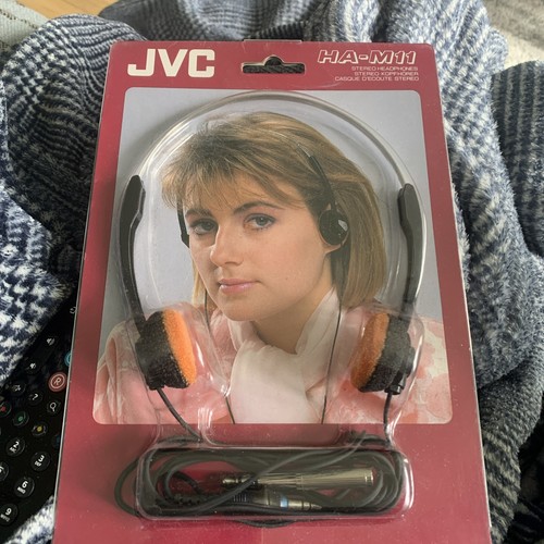 Vintage jvc stereo headphones - vintage,