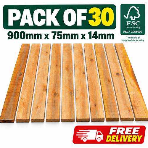 Wooden profile boards - x,